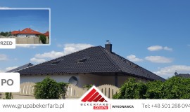 Zmiana koloru dachu w miejscowości Murowana Goślina