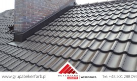 Mycie dachów Swarzędz, malowanie dachów Swarzędz,malowanie dachówki RAL 8017