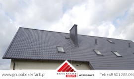 Malownie blachodachówki RAL 7024