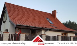 Mycie mchu z dachówki betonowej BRASS Lubniewice