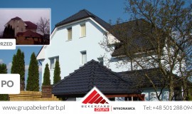 Zmiana koloru domu, zmiana koloru dachu, zmiana koloru elewacjip]kl