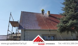 Impregnacja umytej dachówki betonowej w Sulęcinie